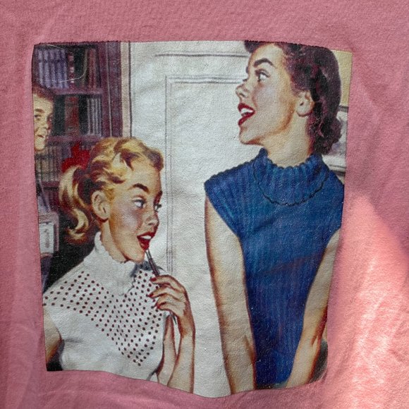 Pink Printed Top - Picture 2 of 2